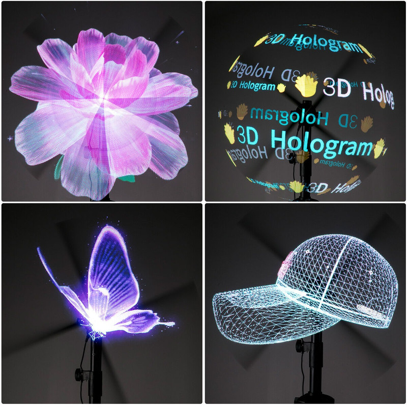فن هولوگرام led سه بعدی