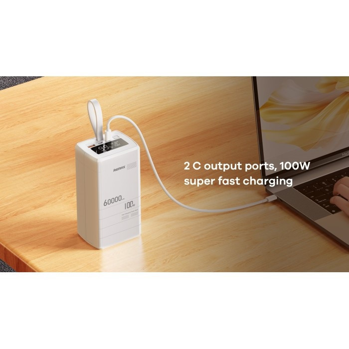 پاوربانک ریمکس مدل RPP-650 ظرفیت 60000 میلی آمپر ساعت(100 وات)