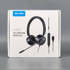 هدست سیم دار با میکروفون مدل H360 برند New bee