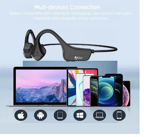 هدفون القایی استخوانی ورزشی open ear مدل Lite