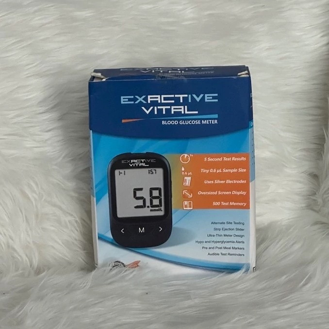 تست قند خون exactive vital