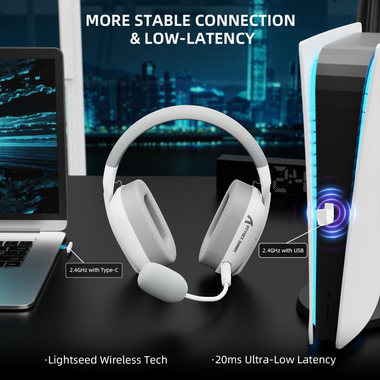 هدست گیمینگ وایرلس L80 pro