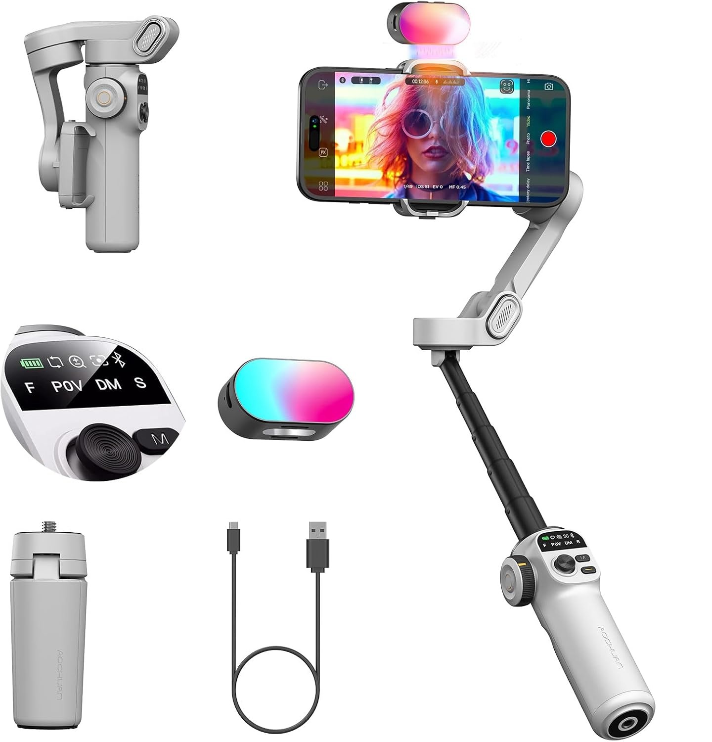 گیمبال و لرزشگیر موبایل | AOCHUAN SMART X2 3-AXIS GIMBAL