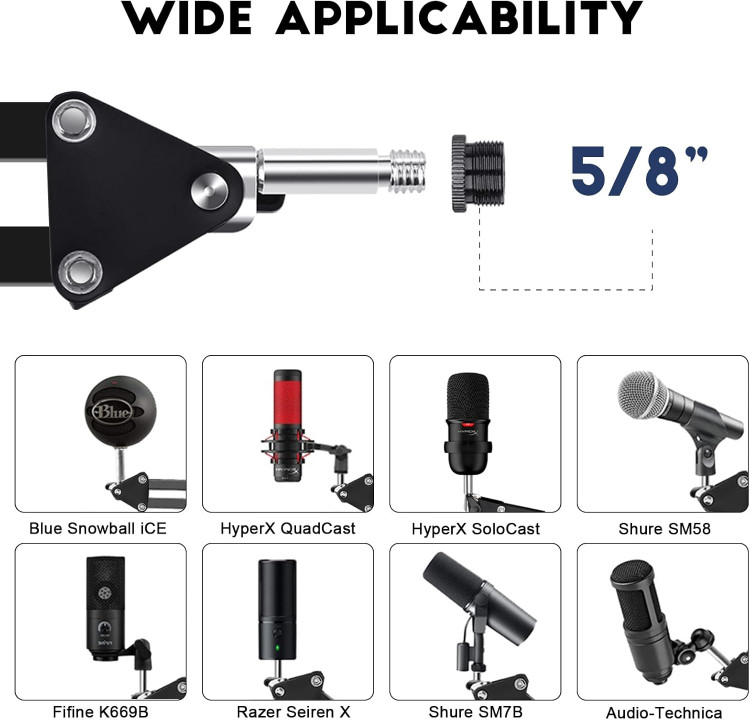 استندمیکروفون Microphone Arm,Aokeo AK-35