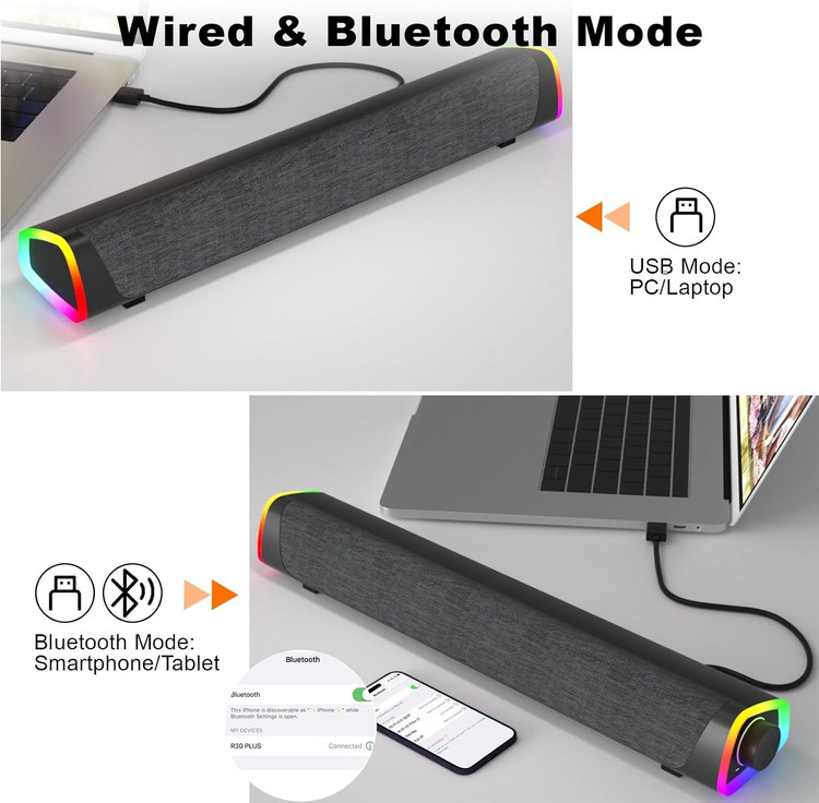 ساندبار SOULION R30 Plus Bluetooth Computer Speakers